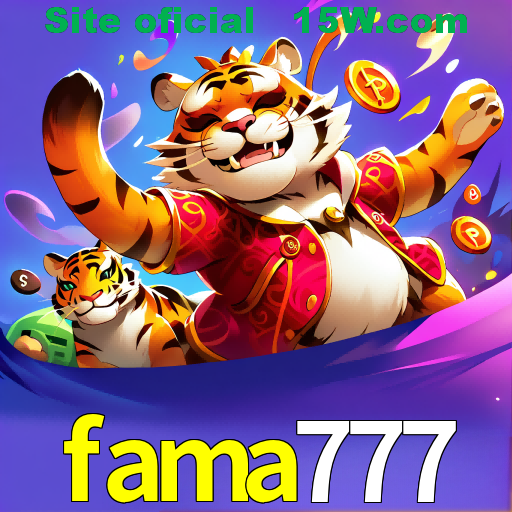 Imagem promocional da fama777 mostrando a plataforma e suas vantagens